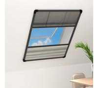 vidaXL Moustiquaire pliss¿¿e pour fen¿ºtre Aluminium 80x120 cm