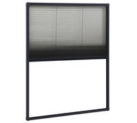 Vidaxl Moustiquaire Pliss¿¿E Pour Fen¿ºtre Aluminium Anthracite 60x80 Cm