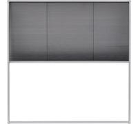 vidaXL Moustiquaire plissée pour fenêtre Aluminium 120 x 120 cm