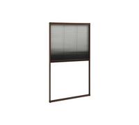Vidaxl Moustiquaire Plissée Pour Fenêtre Aluminium Marron 80x160 Cm