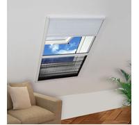 vidaXL Moustiquaire plissée pour fenêtre et store Aluminium 80 x 100cm