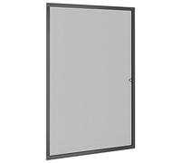 vidaXL Moustiquaire pour fenêtres Anthracite 80 x 120 cm