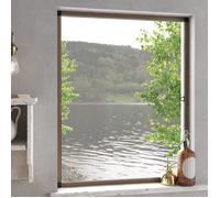 vidaXL Moustiquaire pour fenêtres 153833 Marron 80x100 cm