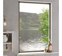 Moustiquaire pour fenêtres Marron 90x120 cm 153835