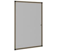 Moustiquaire pour fenêtres Marron 90x120 cm