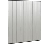 vidaXL Moustiquaire pour portes 10 pcs. Rideau filet noir 240x240 cm