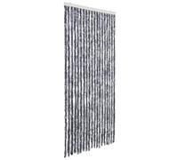 vidaXL Moustiquaire Rideau de Porte Protection Contre Insectes Chenille Ecran contres Mouches Moustiques Imperméable Maison Mobile Caravane 56x185 cm Argenté