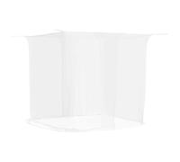 vidaXL Moustiquaire Suspendue 156 Maille Blanc 220x200x210 cm, moustiquaire pour lit, Tente à baldaquin, Rideau Anti-Mouches, Tente de lit