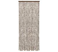 vidaXL Moustiquaire Taupe et blanc 56x185 cm Chenille 325460