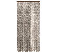 Vidaxl Moustiquaire Taupe Et Blanc 90x220 Cm Chenille