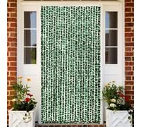 vidaXL Moustiquaire Vert et blanc 100x220 cm Chenille