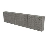 Vidaxl Mur À Gabion Avec Couvercles Acier Galvanisé 600 X 50 X 150 Cm
