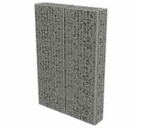 vidaXL Couvercle pour mur à gabion en acier galvanisé 100 x 20 x 150 cm