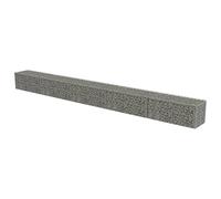 vidaXL Mur à Gabion avec couvercles Acier galvanisé 600 x 50 x 50 cm