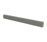 vidaXL Mur à Gabion Couvercles Acier Galvanisé 600x30x50 cm Jardin Terrasse