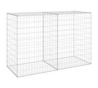 Vidaxl Mur En Gabion Avec Couvercles Acier Galvanisé 150x60x100 Cm