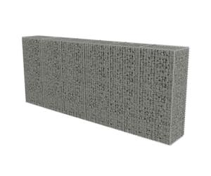 vidaXL Mur en gabion avec couvercles Acier galvanisé 300 x 50 x 150 cm