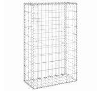 vidaXL Mur en Gabion avec Couvercles Paniers de Gabion Mur de Soutènement Jardin Patio Terrasse Extérieur Acier Galvanisé 60x30x100 cm