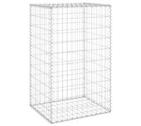 Vidaxl Mur En Gabion Avec Couvercles Acier Galvanisé 60x50x100 Cm