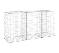 vidaXL Mur en Gabion avec Couvercles Paniers de Gabion Mur de Soutènement Jardin Patio Terrasse Extérieur Acier Galvanisé 147815