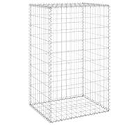 vidaXL Schanskorfmuur met deksels 60x50x150 cm gegalvaniseerd staal147812 G