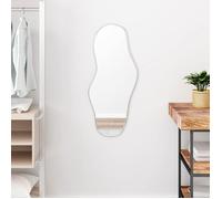 vidaXL Mural Miroir de Maquillage Coiffeuse Cosmétique Décoration de Chambre à Coucher Salle de Bain Salon Intérieur Argenté 348256