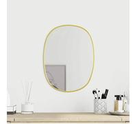 vidaXL Mural Miroir de Maquillage Coiffeuse Cosmétique Décoration de Chambre à Coucher Salle de Bain Salon Intérieur Doré 348215