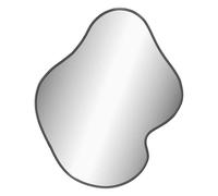 vidaXL Mural Miroir de Maquillage Coiffeuse Cosmétique Décoration de Chambre à Coucher Salle de Bain Salon Intérieur Noir 348273