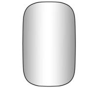 vidaXL Mural Miroir de Maquillage Coiffeuse Cosmétique Décoration de Chambre à Coucher Salle de Bain Salon Intérieur Noir 80x50 cm