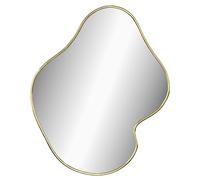 vidaXL Mural Miroir de Maquillage Coiffeuse Cosmétique Décoration de Chambre à Coucher Salle de Bain Salon Intérieur Doré 50x40 cm