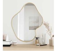 vidaXL Miroir mural de maquillage 348272 Doré