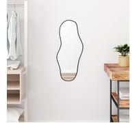 vidaXL Miroir mural Noir 70x30 cm