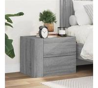 Table de chevet murale sonoma gris 45x30x35 cm848335