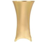 Nappes de table extensibles 2 pcs 60 cm Doré