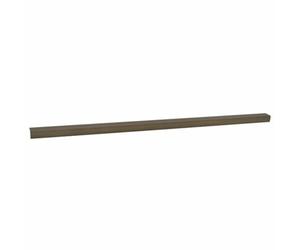 vidaXL Nez de marche 10 pcs Marron 67 x 3 x 2 cm Aluminium, Nez de Marche en Aluminium Moderne, Bord Anti-Dérapant Rectangulaire, Protecteur Anti-Dérapant, Finition Intérieure pour Escaliers Domestiques