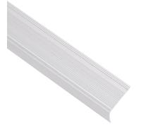 vidaXL Trapneuzen L-vormig 15 st 100 cm aluminium zilverkleurig146761 Argent