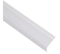 Trapneuzen L-vormig 15 st 90 cm aluminium zilverkleurig146737