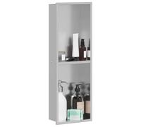 vidaXL Niche de Douche Argenté 60 x 20 x 9,5 cm Acier Inoxydable