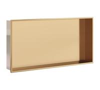 vidaXL Niche de douche dorée brossée 62 x 32 x 9 cm acier inoxydable