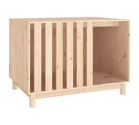 Vidaxl Niche Pour Chien 100x70x72 Cm Bois De Pin Massif