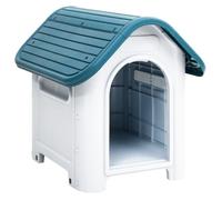 vidaXL Niche pour chien 152225 Polypropylène Bleu 59x75x66 cm