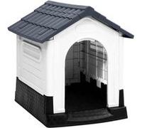 Vidaxl Niche Pour Chien Bleu 57x68x66 Cm Polypropylène