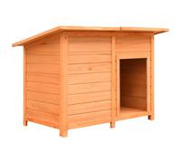 Vidaxl Niche Pour Chiens Bois De Pin Et De Sapin Solide 120x77x86 Cm