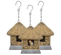 vidaXL Vogelhuizen 3 st wicker246835 Brun G