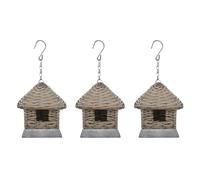 vidaXL Nichoir 3 pcs Osier