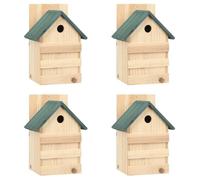 vidaXL Nichoirs 4 pcs 23x19x33 cm Bois de sapin