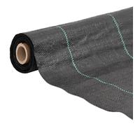 vidaXL Non-tissé contre les mauvaises herbes noir 1x100 m PP