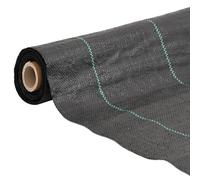 vidaXL Non-tissé contre les mauvaises herbes noir 1x150 m PP