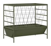 Vidaxl Nourrisseur Pour Animaux Vert Olive 100 X 60 X 90 Cm