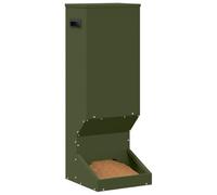 Vidaxl Nourrisseur Pour Cerfs Vert Olive 28 X 30 X 80 Cm